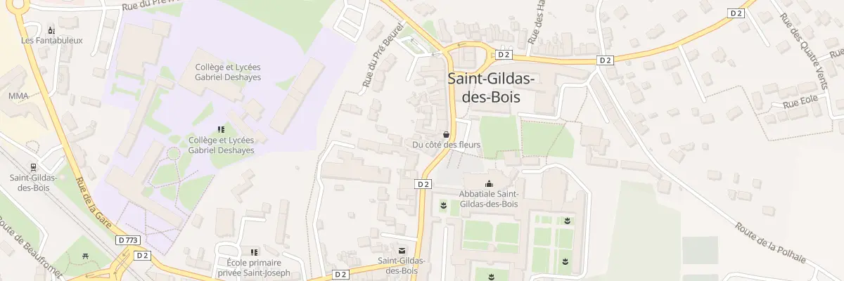 Plan du 23 Rue du Doc Praux à Saint-Gildas-des-Bois