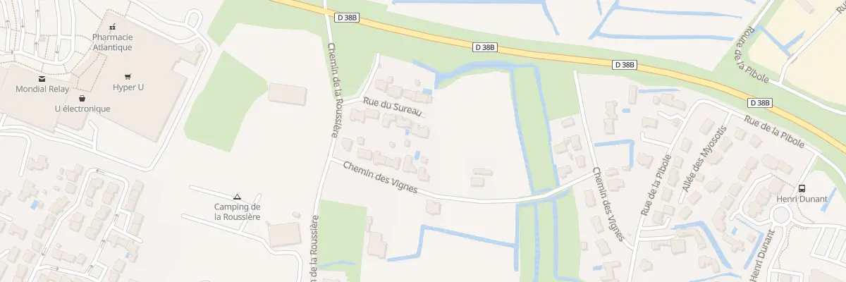 Plan du 10 Rue du sureau à Saint-Jean-de-Monts