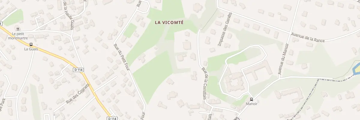 Plan du 6 Rue de la Cornillais à Dinard