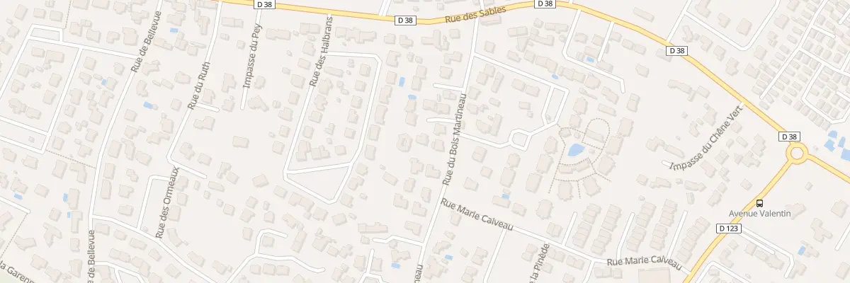 Plan du 12 Rue du bois martineau à Saint-Jean-de-Monts