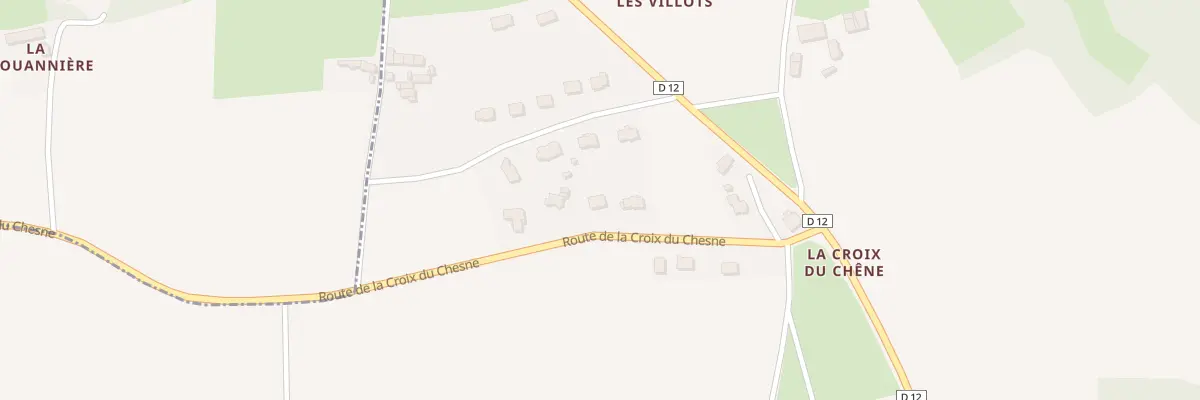 Plan du 14 La Croix du Chêne à Saint-Carné