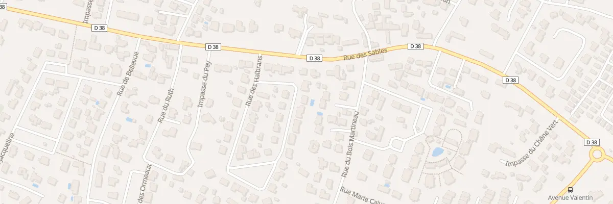 Plan du 44 Rue des halbrans à Saint-Jean-de-Monts