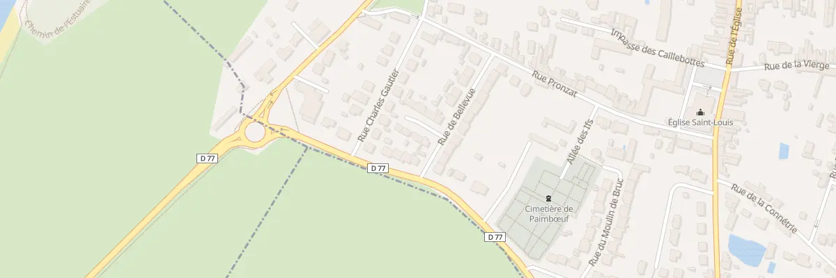 Plan du 3 Imp Bellevue à Paimbœuf