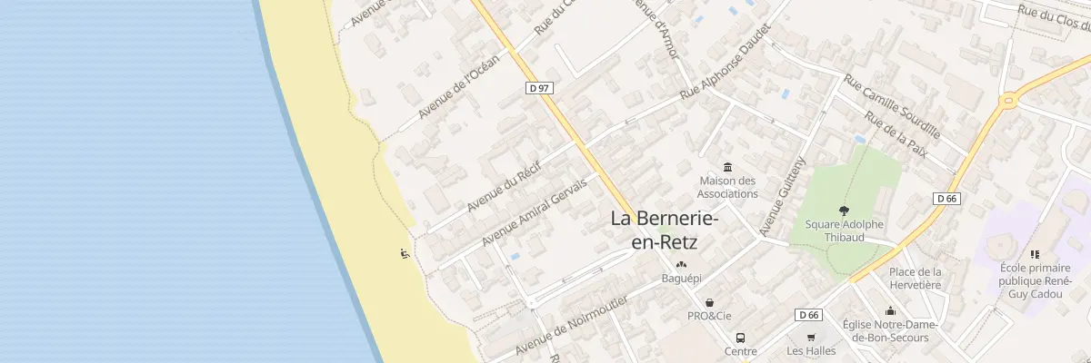 Plan du 6 Rue Amiral Gervais à La Bernerie-en-Retz