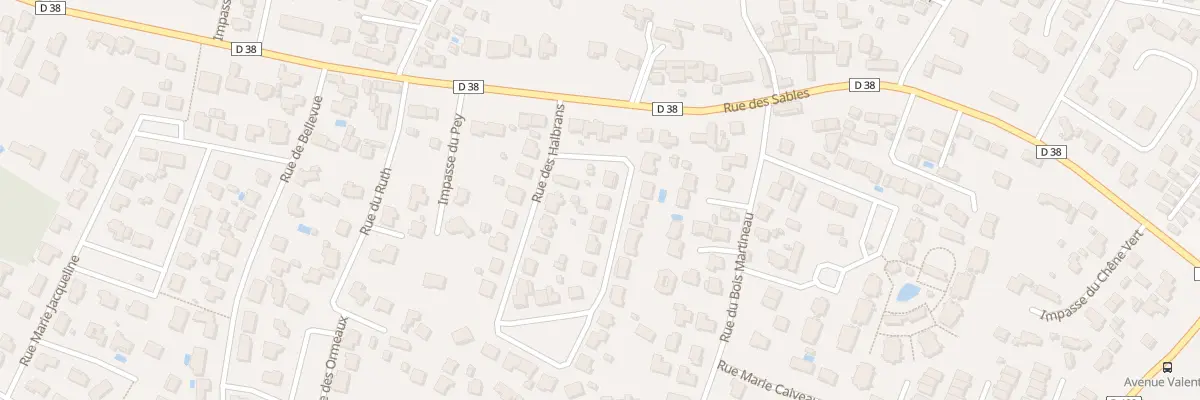 Plan du 25 Rue des halbrans à Saint-Jean-de-Monts