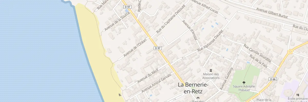 Plan du 55 Rue Georges Clemenceau à La Bernerie-en-Retz