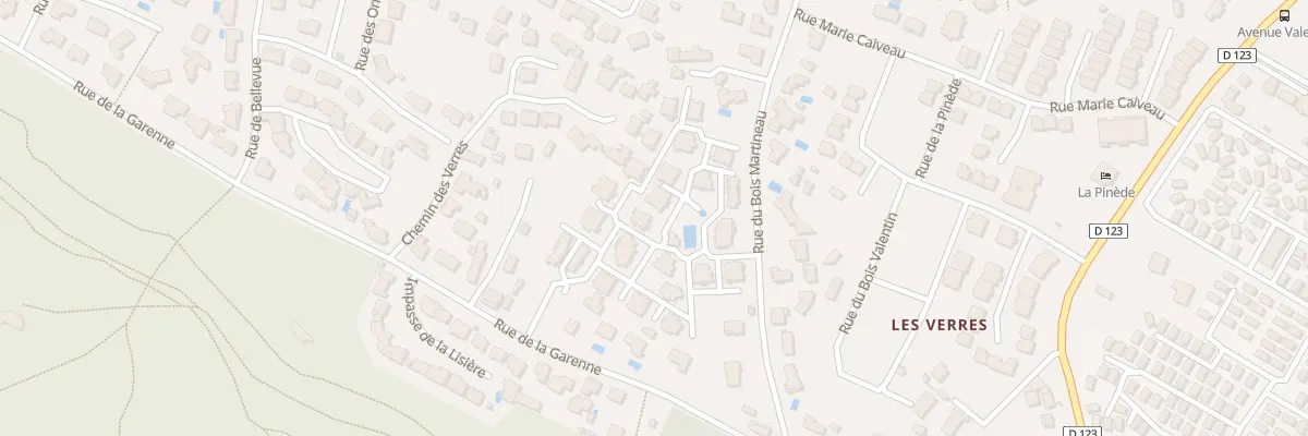 Plan du 38 Rue du bois martineau à Saint-Jean-de-Monts