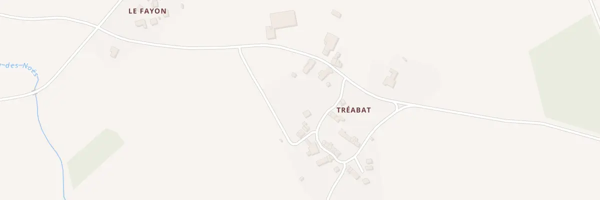 Plan du 14 Treabat à Sixt-sur-Aff