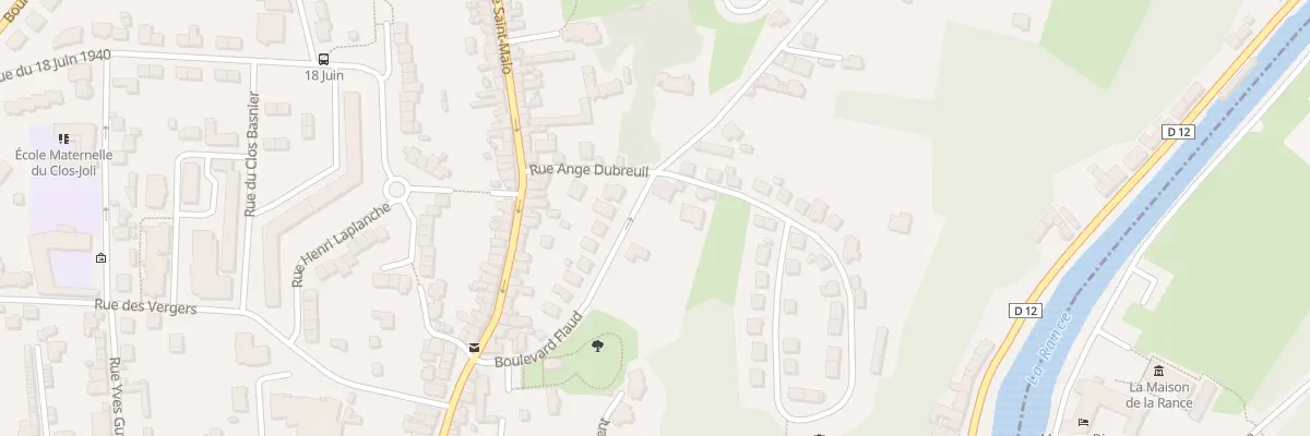 Plan du 6 Bd Flaud à Dinan