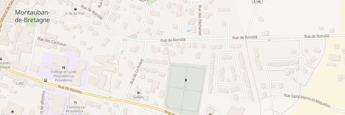 Plan du 50B Rue de Romillé à Montauban-de-Bretagne