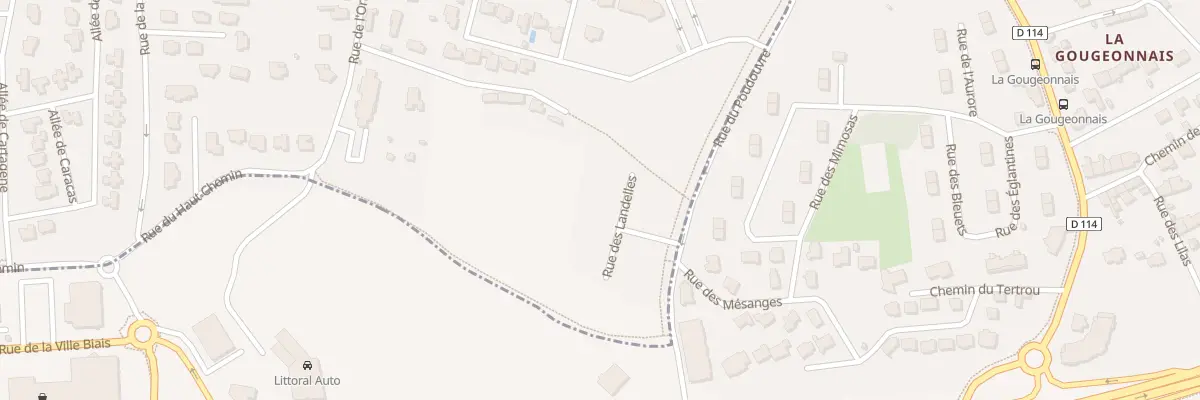 Plan du 6 Rue des Landelles à Dinard