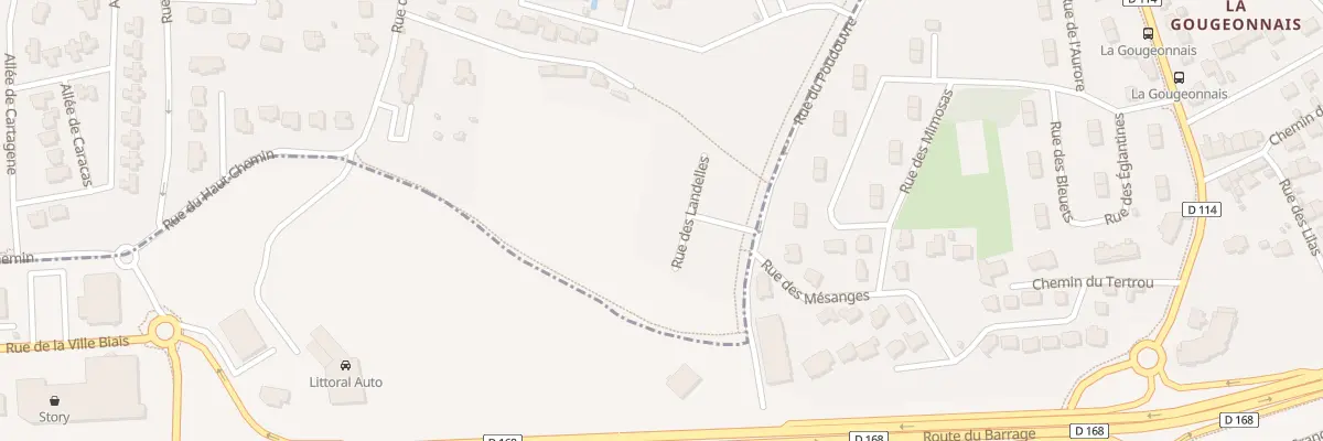 Plan du 8 Rue des Landelles à Dinard