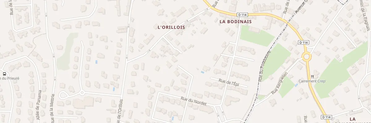 Plan du 23 Rue de l’Orillois à Dinard