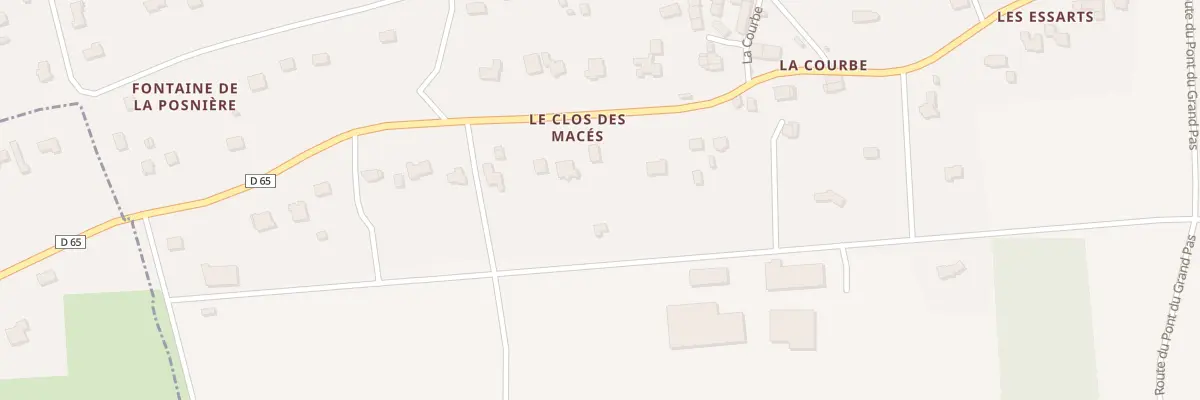 Plan du 5667 Les Essarts à Sainte-Marie