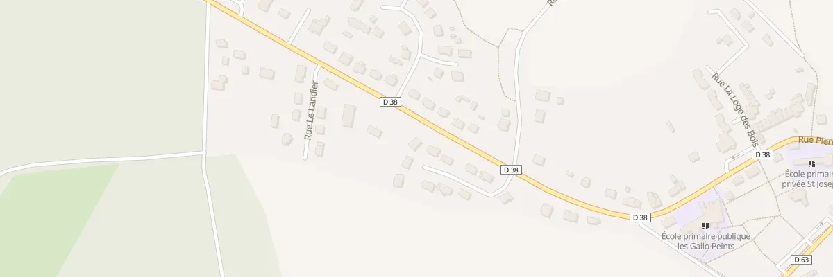 Plan du 9 Rue du Pre aux Biches à Maxent