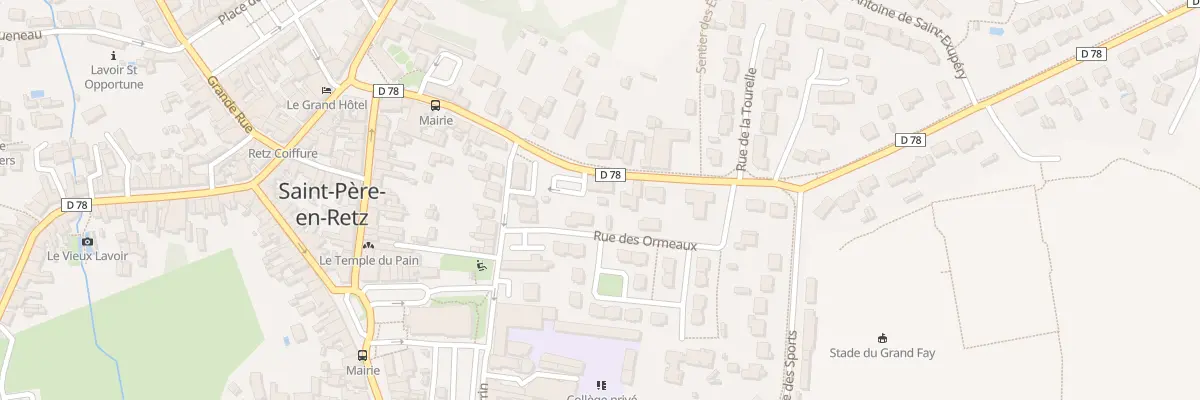 Plan du 14B Rue de la Gare à Saint-Père-en-Retz
