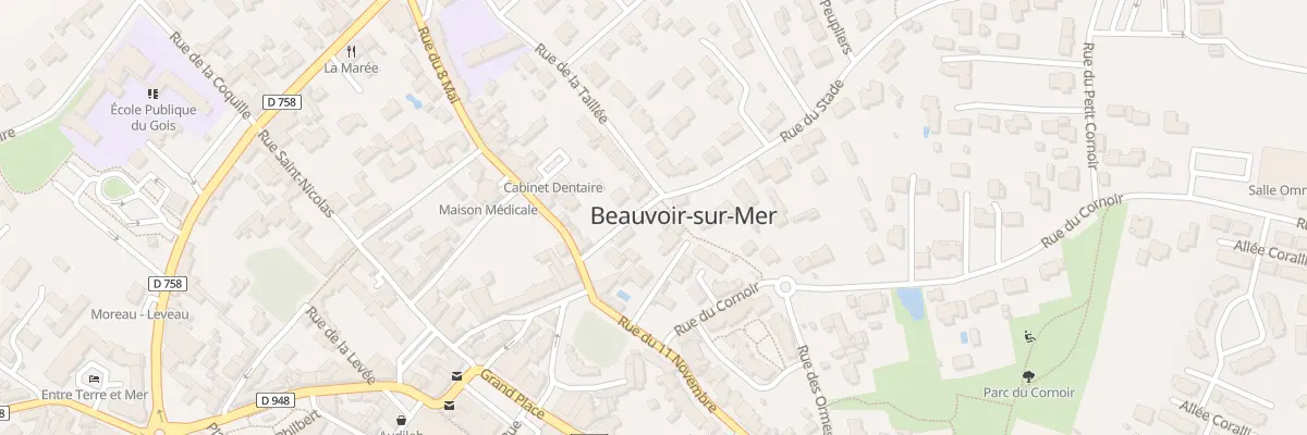 Plan du 4B Rue du Stade à Beauvoir-sur-Mer