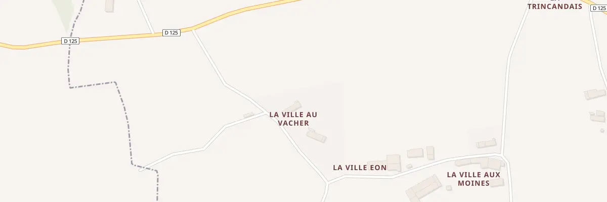 Plan du 5064 La Ville au Vacher à Saint-Uniac