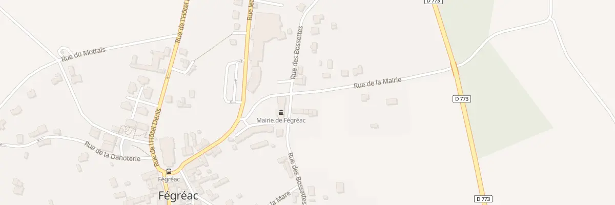 Plan du 3 Rue de la Mairie à Fégréac
