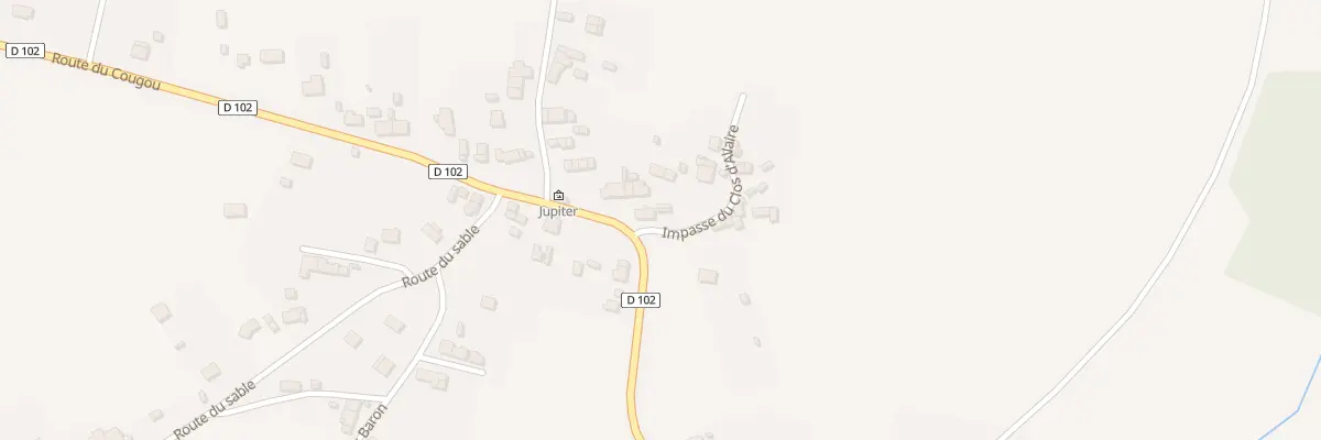Plan du 59 Rte du Cougou à Sévérac