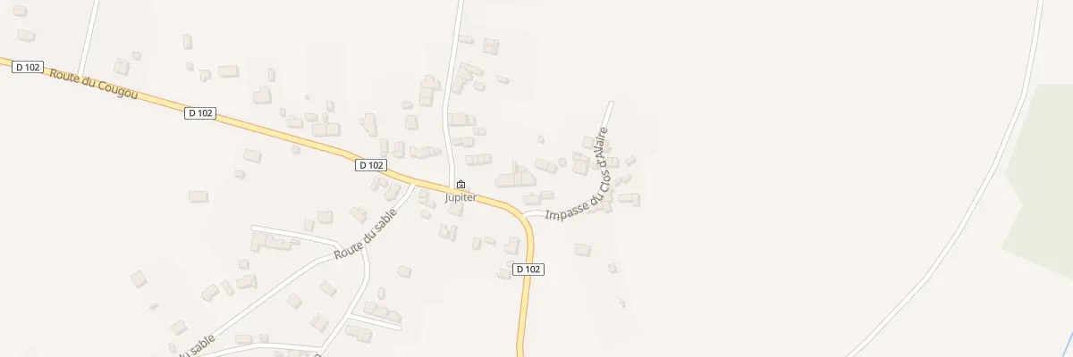 Plan du 57 Rte du Cougou à Sévérac