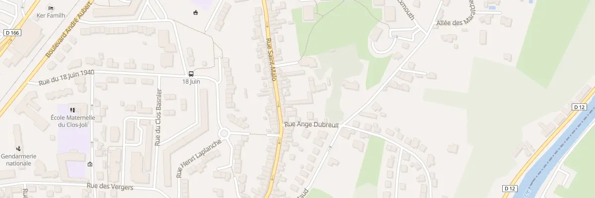 Plan du 66 Rue Saint-malo à Dinan