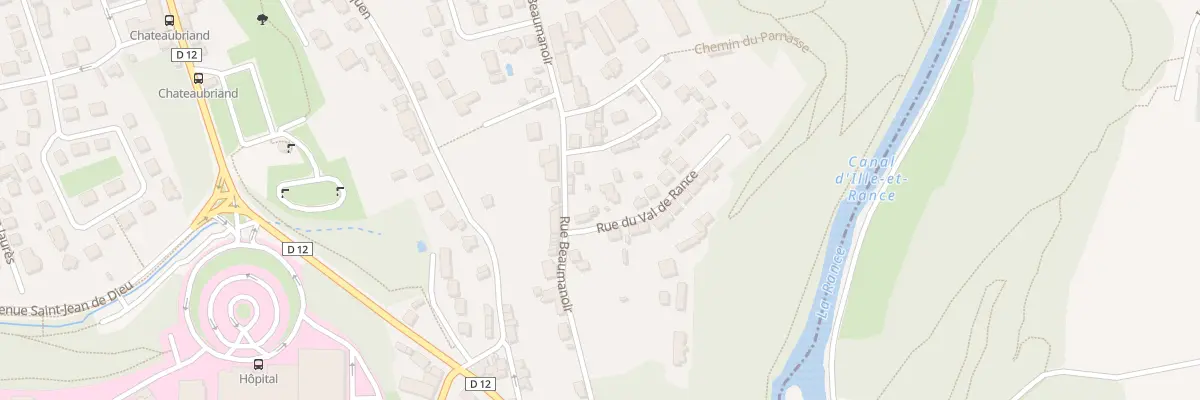 Plan du 51 Rue Beaumanoir à Dinan