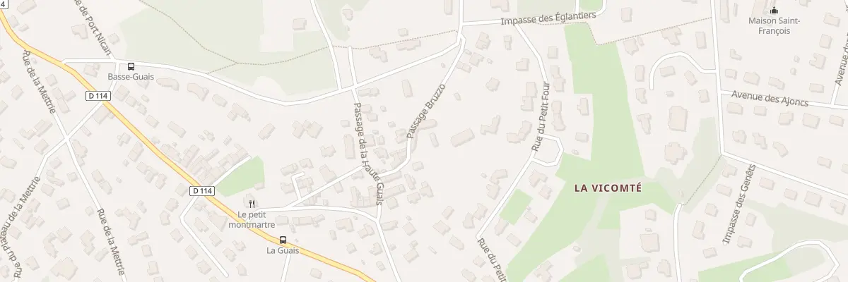 Plan du 15 Pas Bruzzo à Dinard