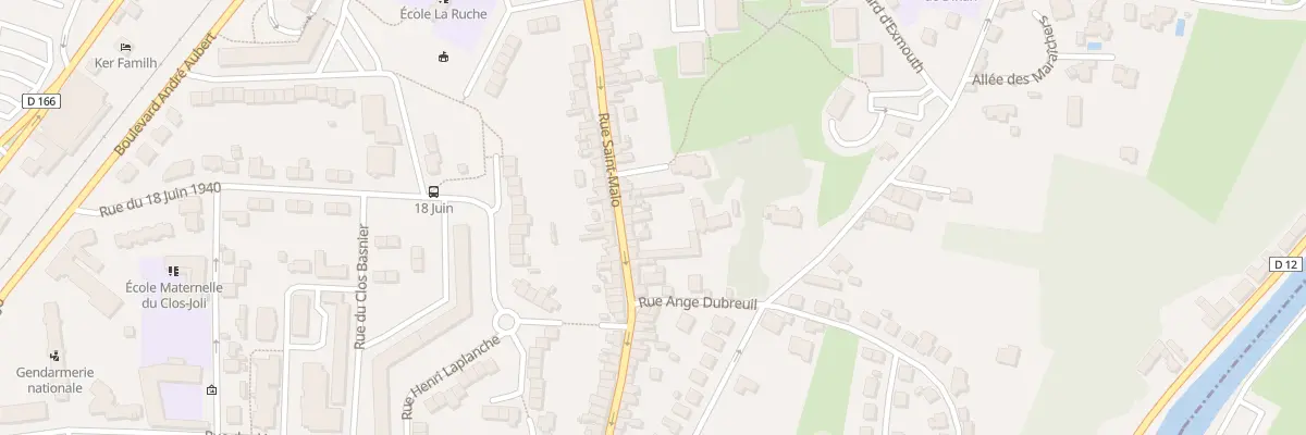 Plan du 72B Rue Saint-malo à Dinan