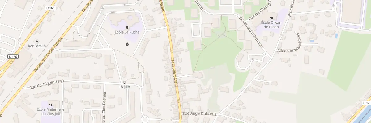 Plan du 92 Rue Saint-malo à Dinan
