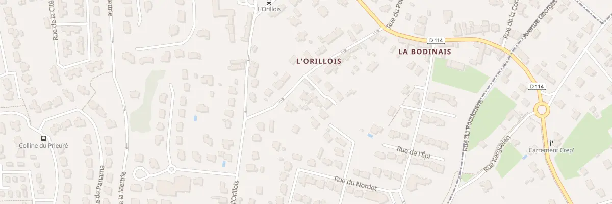 Plan du 39 Rue de l’Orillois à Dinard