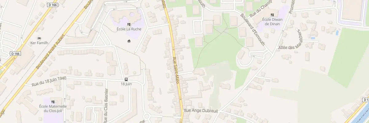 Plan du 90 Rue Saint-malo à Dinan