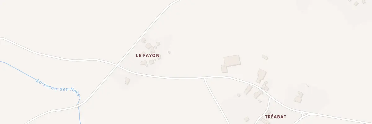 Plan du 5314 Le Fayon à Sixt-sur-Aff