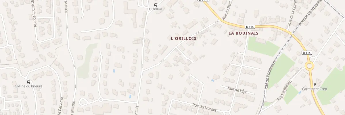 Plan du 37 Rue de l’Orillois à Dinard