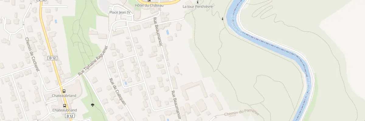 Plan du 17 Rue Beaumanoir à Dinan