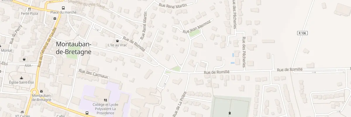 Plan du 3 Imp des Côtes à Montauban-de-Bretagne
