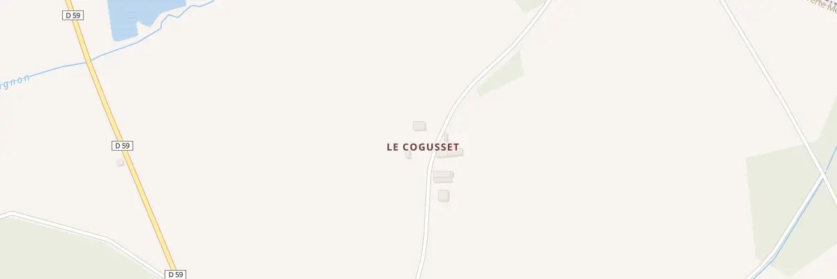 Plan du 6 Le Cogusset aux Brulais