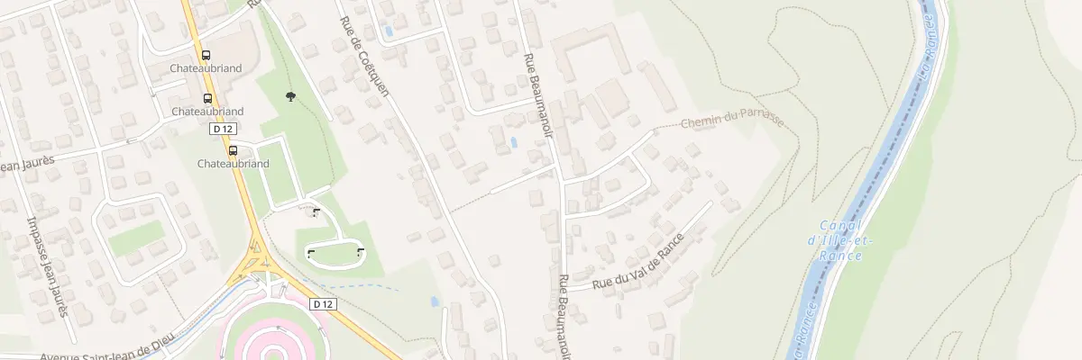 Plan du 1 Rle des Bouteilles à Dinan