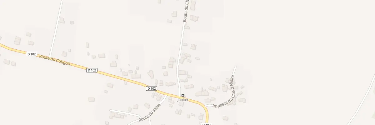 Plan du 8 Rte du Chêne à Sévérac
