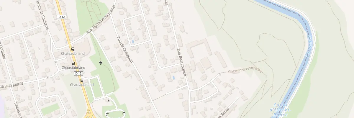 Plan du 28 Rue Beaumanoir à Dinan