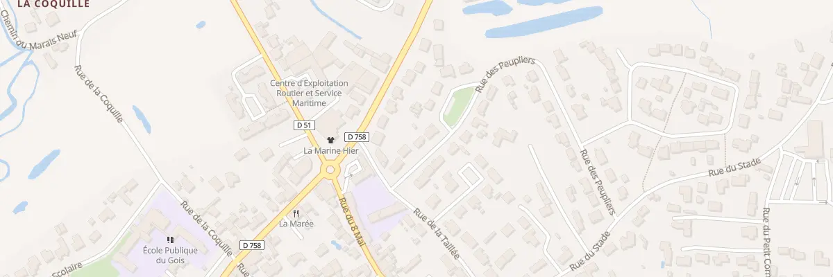 Plan du 5 Rue des Peupliers à Beauvoir-sur-Mer