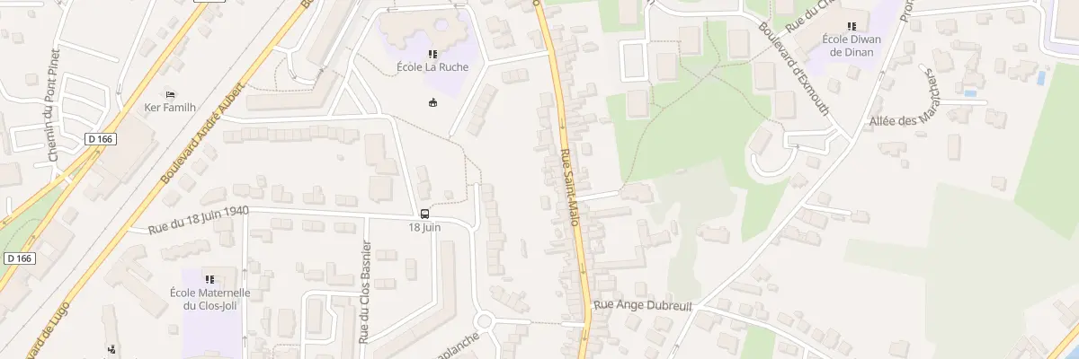 Plan du 101B Rue Saint-malo à Dinan