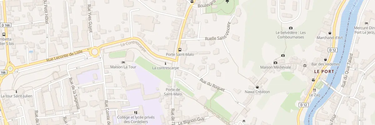 Plan du 6 Rue Saint-malo à Dinan