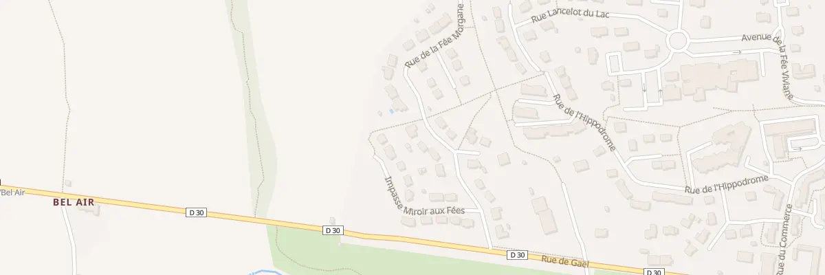 Plan du 8 Rue de la Fee Morgane à Iffendic
