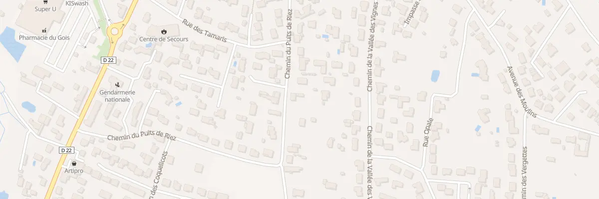 Plan du 22 Che du Puits de Riez à Beauvoir-sur-Mer
