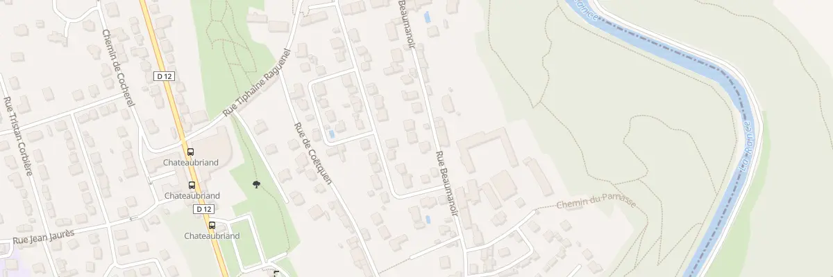 Plan du 22 Rue Beaumanoir à Dinan