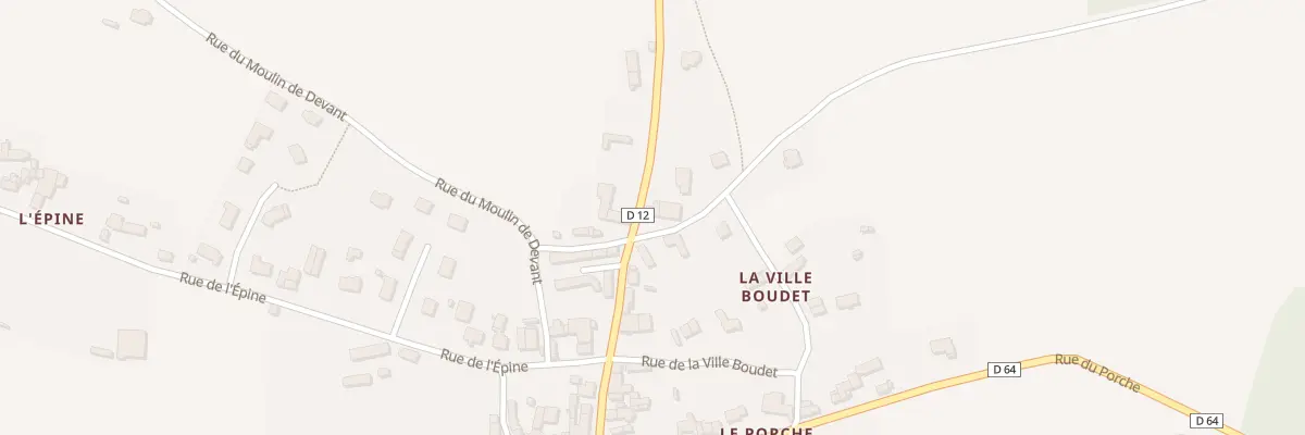 Plan du 11 Rue de la Maison Rouge à Saint-Juvat