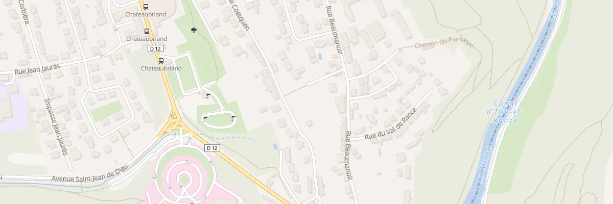 Plan du 38 Rue Beaumanoir à Dinan