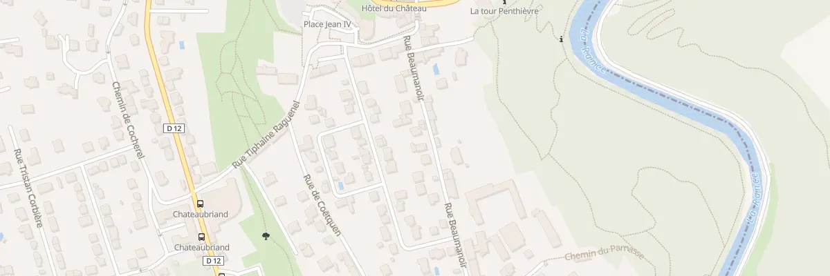 Plan du 14 Rue Beaumanoir à Dinan