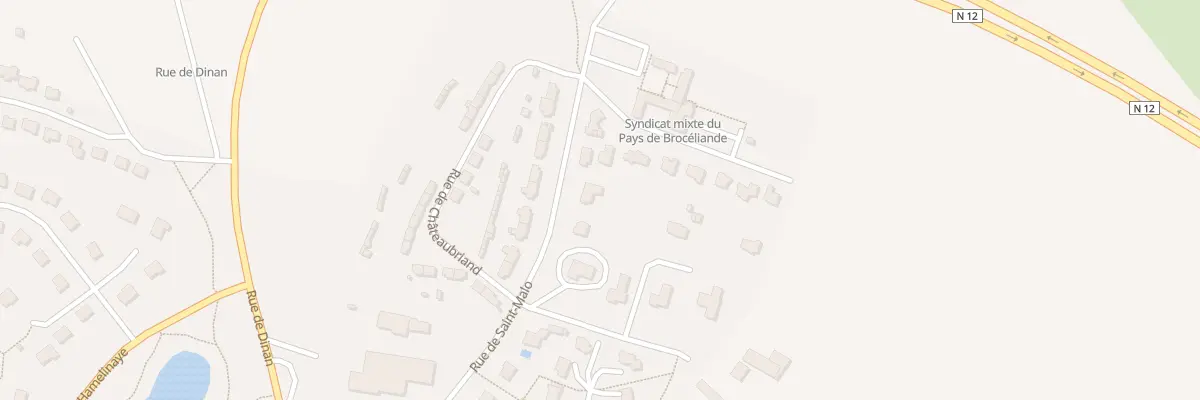 Plan du 36 Rue St Malo à Montauban-de-Bretagne